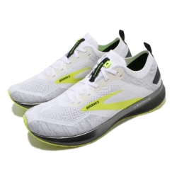 Brooks 慢跑鞋 Levitate 4 Run 男鞋 路跑 緩震 DNA科技 透氣 健身 球鞋 白 黃 1103451D129