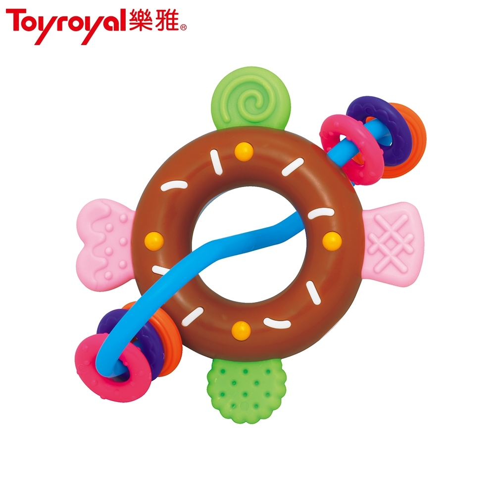 日本《樂雅 Toyroyal》經典甜甜圈搖鈴