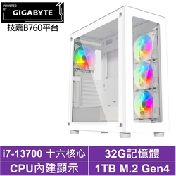 技嘉B760平台[禁軍俠盜]i7-13700/32G/1TB_SSD