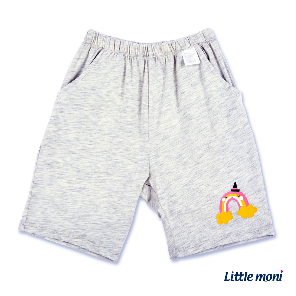 【Little moni】小童熱帶叢林彩虹印圖短褲(100~130CM)