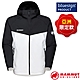 長毛象 男新款 Convey WB Hooded AF 輕量防風透氣連帽外套.夾克.風衣_白/黑 product thumbnail 1