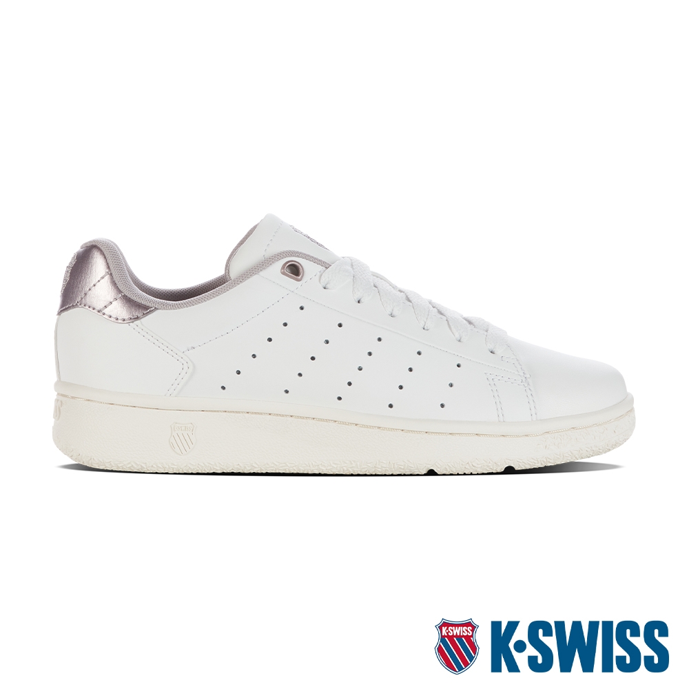 K-SWISS Classic PF時尚運動鞋-女-白/藕紫