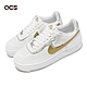 Nike 休閒鞋 Wmns AF1 Shadow 女鞋 白 金 AF1 解構 雙勾 DM3064-100 product thumbnail 1