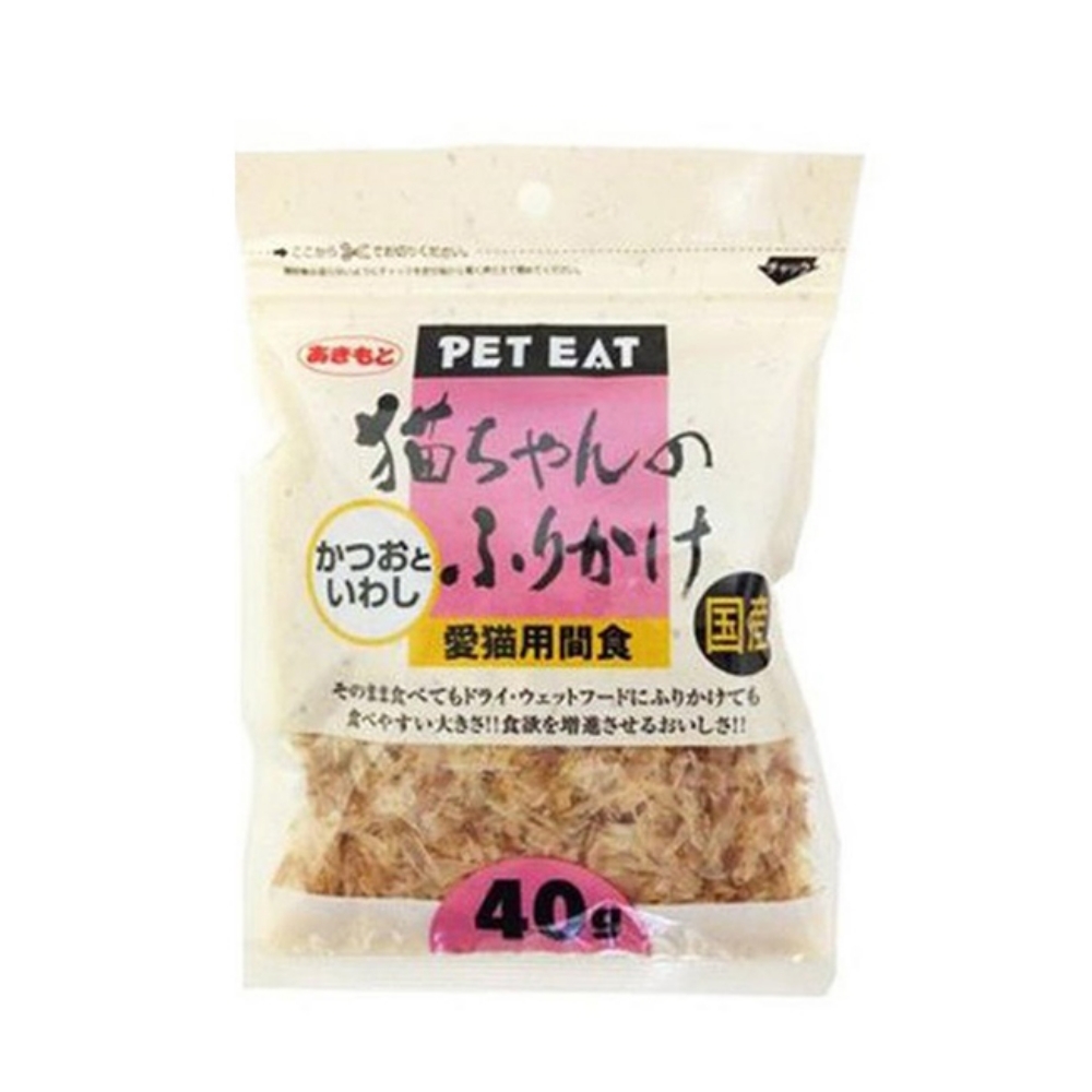 PET EAT元氣王 鰹魚薄片+小魚乾 40g