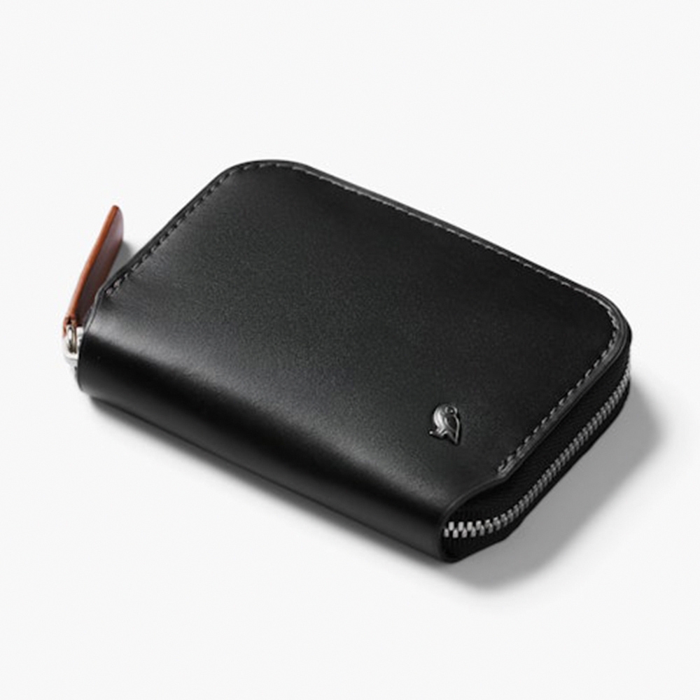 Bellroy Folio Mini 拉鍊皮包 零錢包 卡片收納包 RFID防盜 送禮首選-黑色