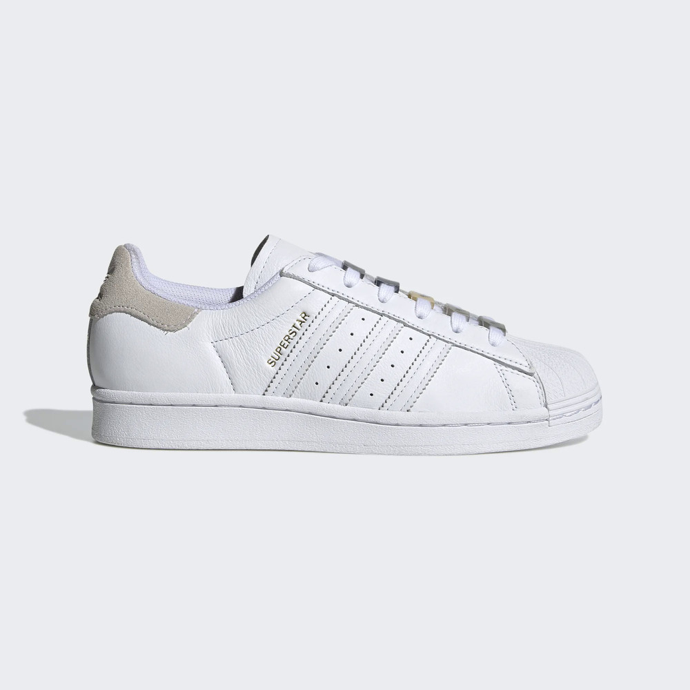 Adidas Superstar W [GZ0866] 女 休閒鞋 經典 Originals 鞋帶飾扣 皮革 穿搭 白