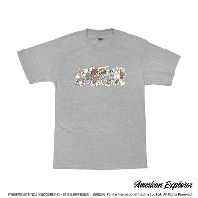 American Explorer 美國探險家 印花T恤(客製商品無法退換) 圓領 美國棉 T-Shirt 獨家設計款 棉質 短袖 -百鬼夜行