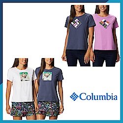 Columbia 哥倫比亞 女款- 快排LOGO短袖上衣