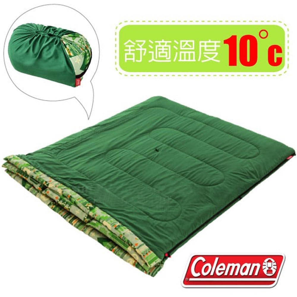 美國 Coleman 2合1家庭睡袋.棉被/10度C/可機洗.可雙併_CM-27256