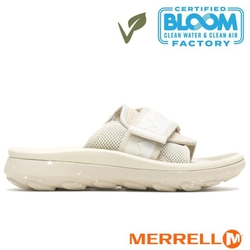 【MERRELL】女 HUT ULTRA SLIDE 戶外拖鞋.海灘鞋_ML005888 奶茶杏