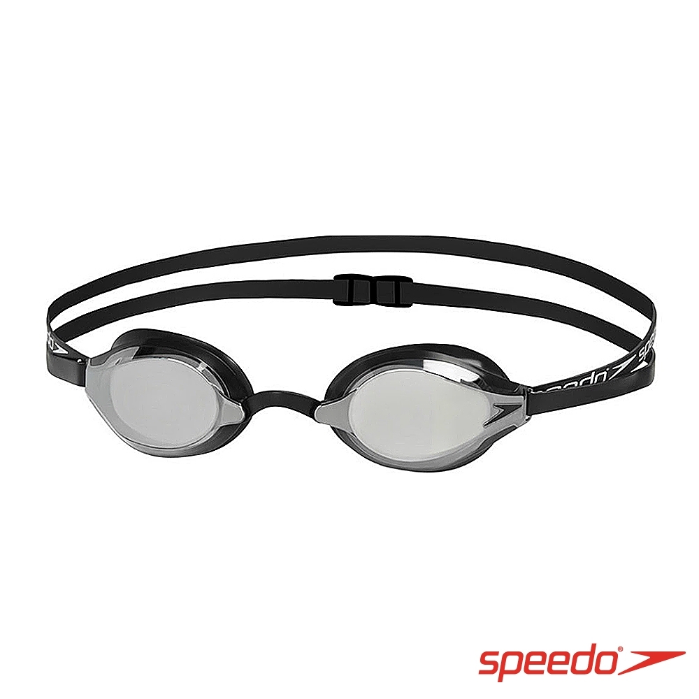 SPEEDO 成人競技鏡面泳鏡 SPEEDSOCKET 黑