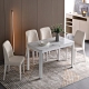 MUNA 艾森特4尺白色石面餐桌(不含椅) 120X70X75cm product thumbnail 1