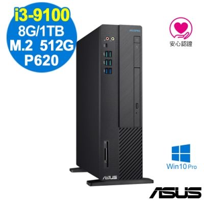 ASUS M641SC i3-9100/8GB/660P 512G+1TB/P620