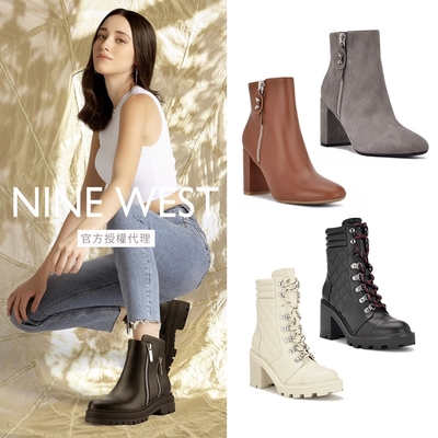 【早鳥優惠 2件組】NINE WEST 絕美比例 質感美型/粗跟短靴 (均一價)