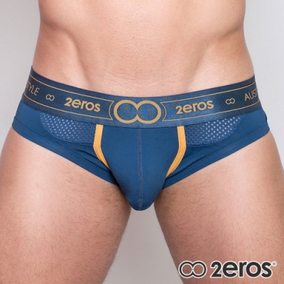 2EROS 黯夜系列超彈性型男三角內褲(海藍色)