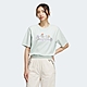 ADIDAS SUMMER TEE SS 2 三葉草 女短袖上衣-綠-IK8640 product thumbnail 1