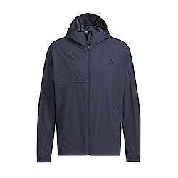 Adidas Denim CLO JKT IM8775 男 連帽 外套 運動 訓練 休閒 吸濕排汗 拉鍊口袋 深藍