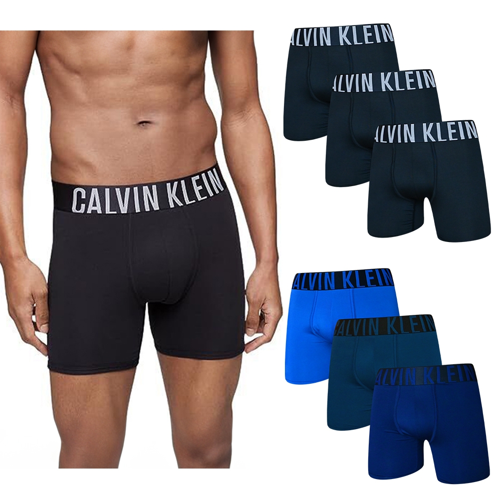 【時時樂】 Calvin Klein Intense Power 男內褲 平口褲/四角褲/CK內褲 三入組- $XXX