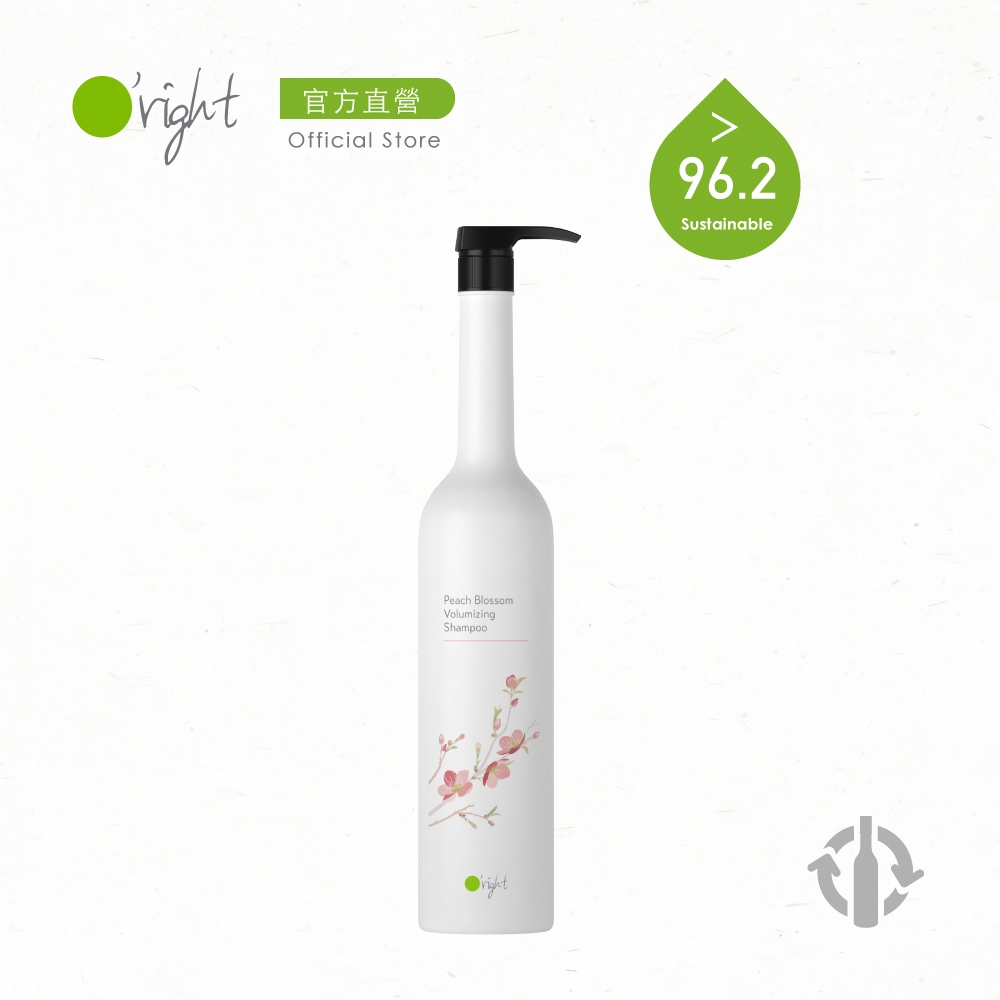 O’right 歐萊德 桃花豐盈洗髮精1000ml