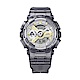 CASIO卡西歐 G-SHOCK 金屬光澤 半透明時尚 晶透灰 雙顯系列 GMA-S110GS-8A_45.9mm product thumbnail 1