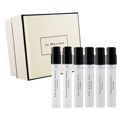 Jo Malone 愛你如初情人節禮-經典針管香水六入組-E 贈品牌禮盒