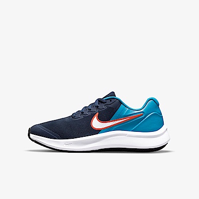 Nike Star Runner 3 GS [DA2776-401] 大童 慢跑鞋 休閒 運動 輕量 舒適 透氣 藍