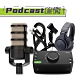 Podcast進階套餐 RODE POD MIC＋Evo 4 2in+M20x耳機＋MIC架＋MIC線 product thumbnail 1