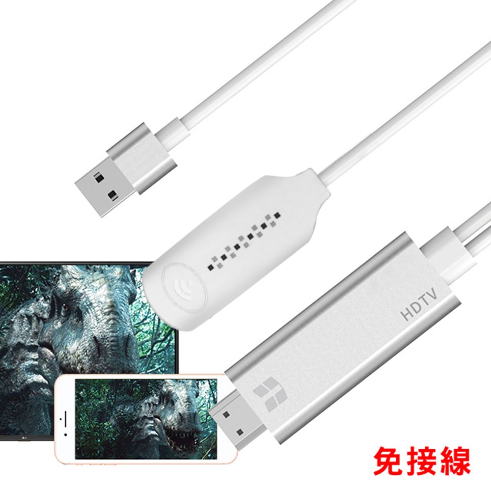 蘋果iPhone/iPad to HDTV 高清電視影音傳輸線