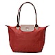 LONGCHAMP 摺疊長提把水餃手提包(小紅) product thumbnail 1