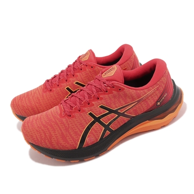 Asics 慢跑鞋 GT-2000 11 GTX 男鞋 防水 紅 黑 反光 低足弓 支撐型 亞瑟士 1011B477600