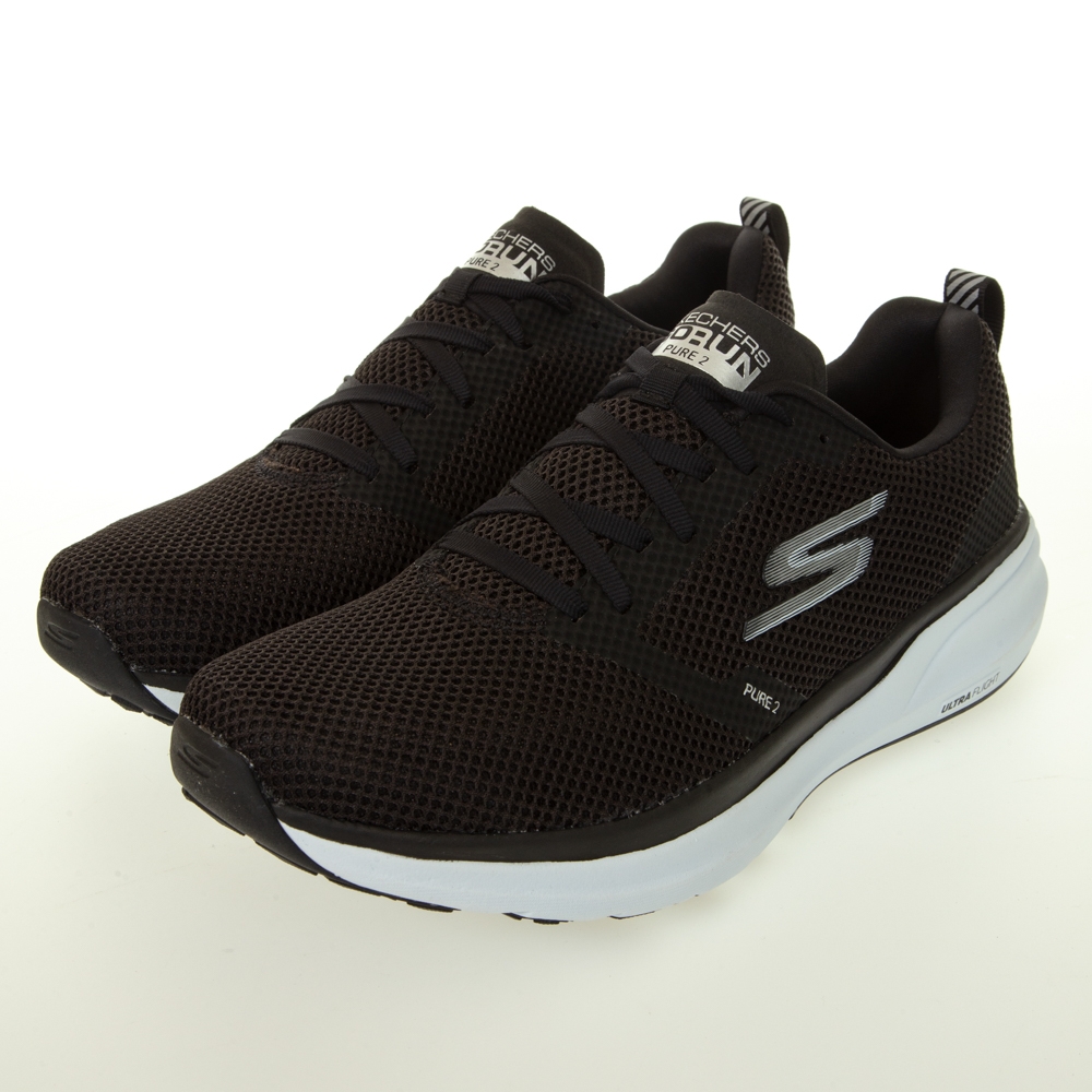 SKECHERS 慢跑鞋 男慢跑系列 GORUN PURE 2 固特異橡膠大底 - 246012BKW