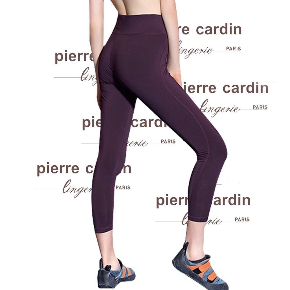 【 PierreCardin皮爾卡登】零著肌透排瑜珈運動女長褲.PL11156.高效吸濕排汗