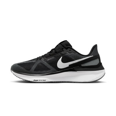 【NIKE】Air Zoom Structure 25 運動鞋 慢跑鞋 黑白 男鞋 -DJ7883002