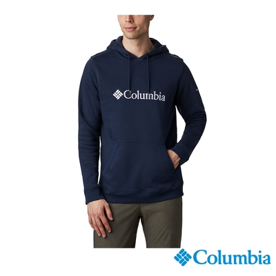 Columbia 哥倫比亞 男款-CSC Basic Logo連帽上衣-深藍 UJE16000NY