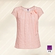 ILEY伊蕾 高級精緻刺繡花卉綁帶連袖上衣(粉色；M-XL)1222011840 product thumbnail 1