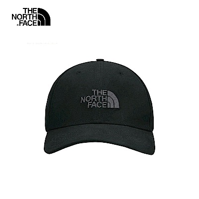 The North Face北面男女款黑色透氣運動帽｜CF8CJK3