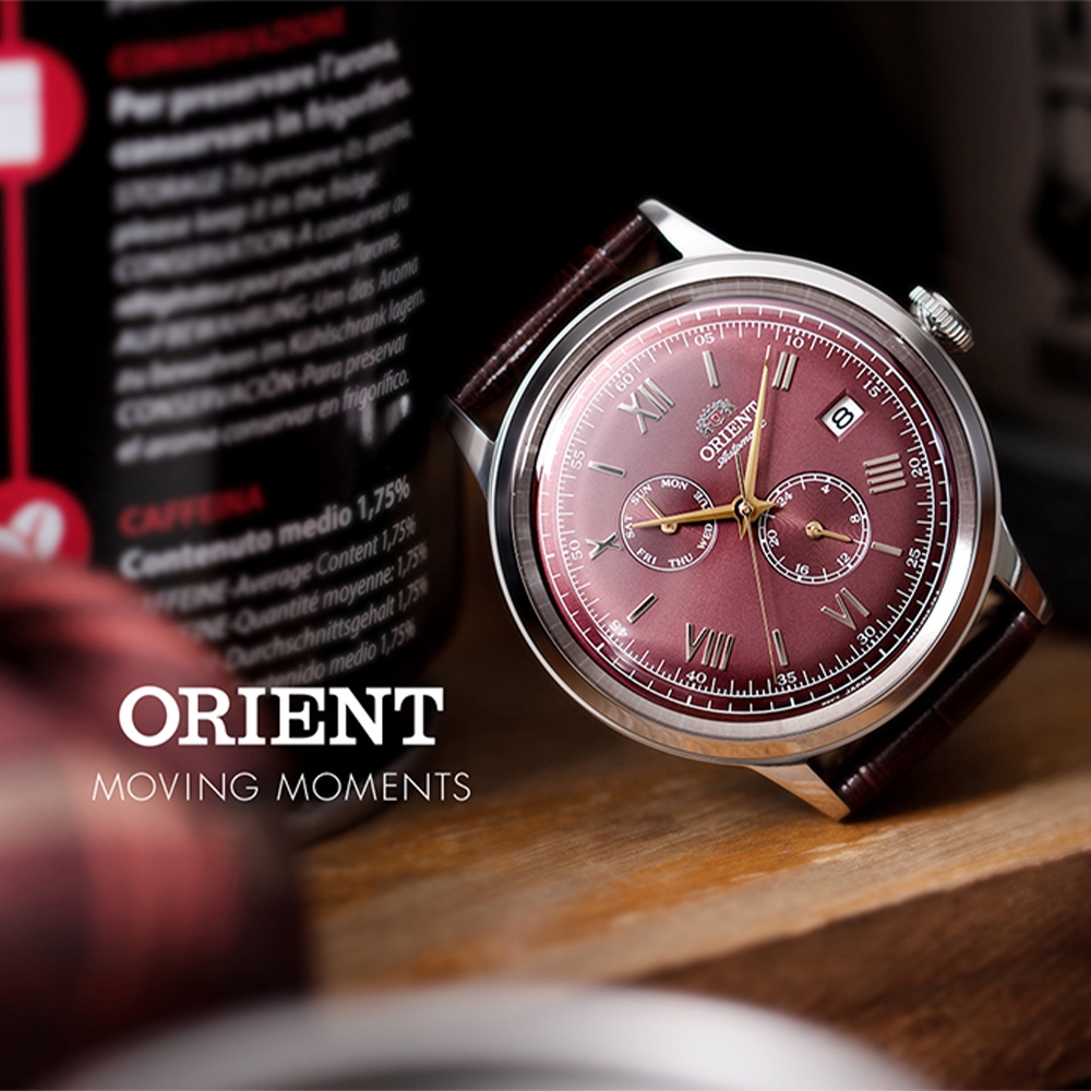 ORIENT 東方錶Classic and Simple Style 機械錶皮帶款RA-AK0705R 紅色