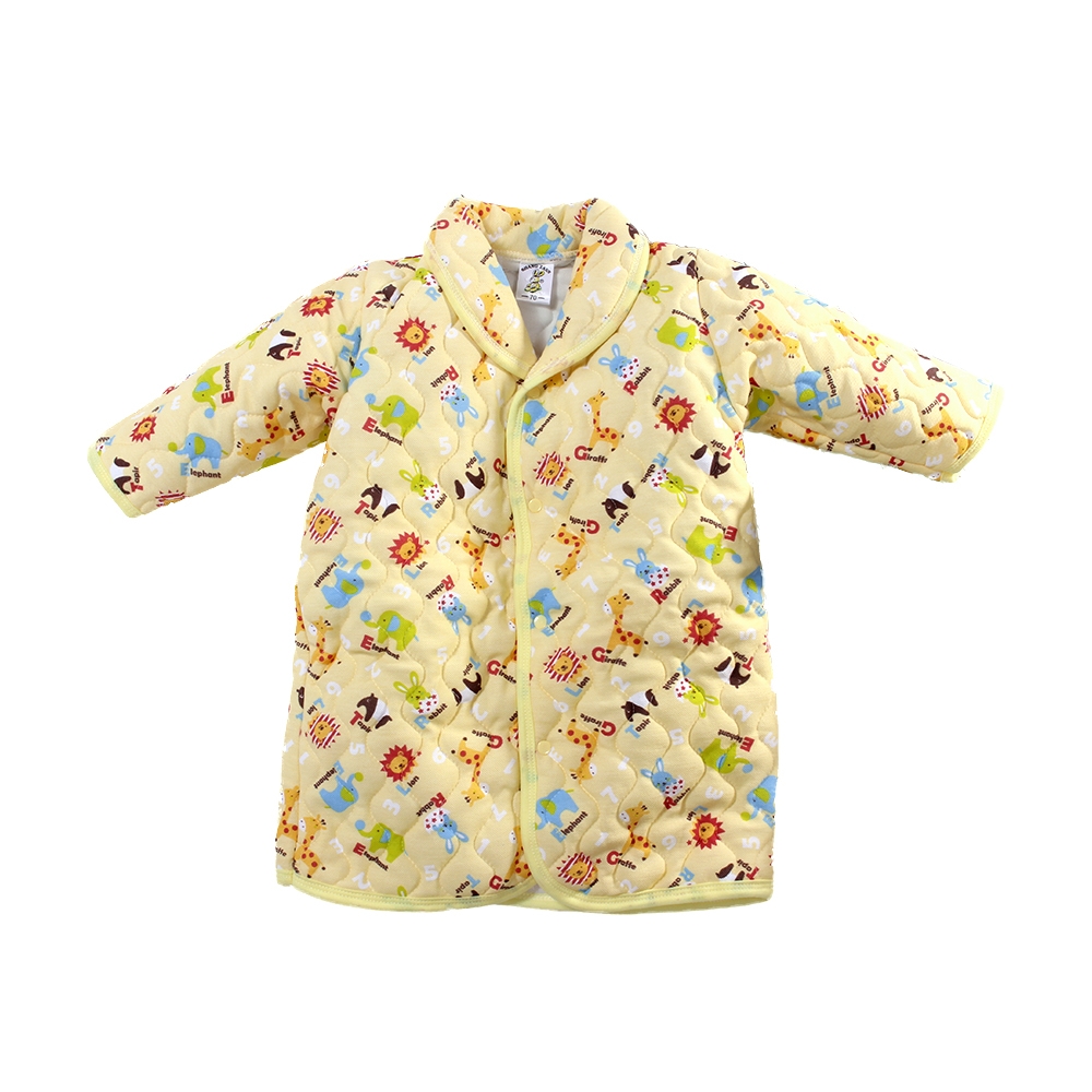 魔法Baby~嬰幼兒睡袍 台灣製冬季鋪棉厚款極暖睡袍  k61594