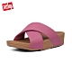 FitFlop LULU LEATHER CROSS SLIDE 經典交叉涼鞋-女(櫻花粉) product thumbnail 1