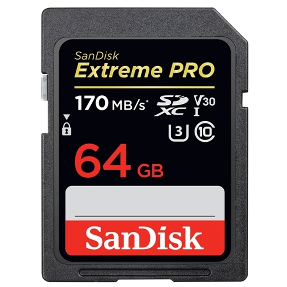 SanDisk 64G Extreme PRO SDXC U3 V30 記憶卡