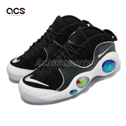 Nike 休閒鞋 Air Zoom Flight 95 男女鞋 黑 昆蟲複眼 Jason Kidd 車輪鞋 DX6055-001