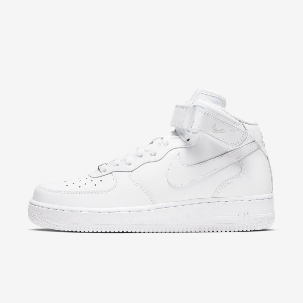 Nike W Air Force 1 07 Mid [DD9625-100] 女鞋 運動 休閒 籃球 緩震 穿搭 白