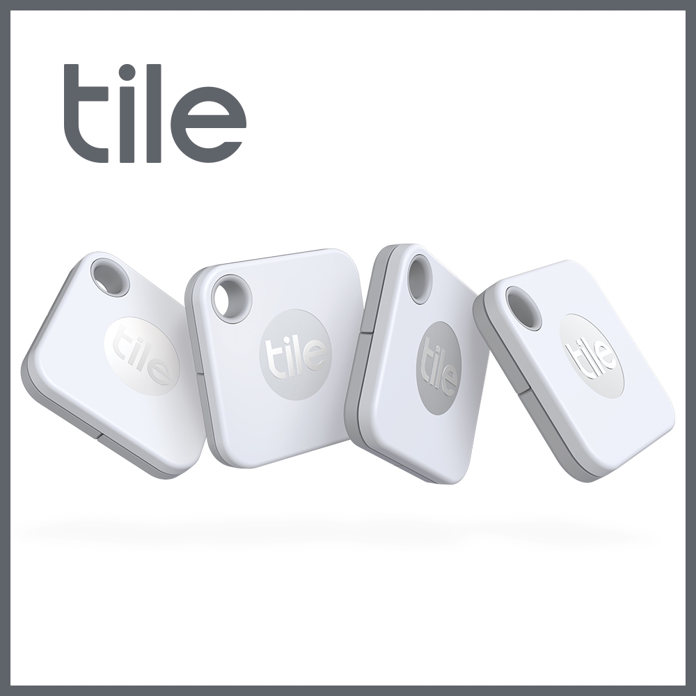 Tile 防丟小幫手- Mate 3.0 可換電池 白 4PK