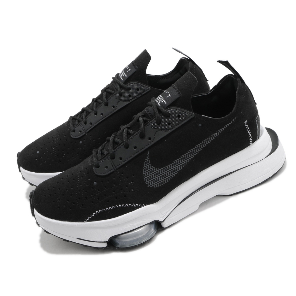 Nike 休閒鞋 Air Zoom Type 運動 男鞋 氣墊 舒適 避震 簡約 球鞋 穿搭 黑 白 CJ2033001