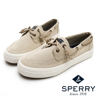 SPERRY CREST BOAT 輕量休閒帆船鞋(女)-杏色