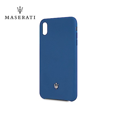 Maserati iPhone XS MAX / XR瑪莎拉蒂經典背蓋(海軍藍)