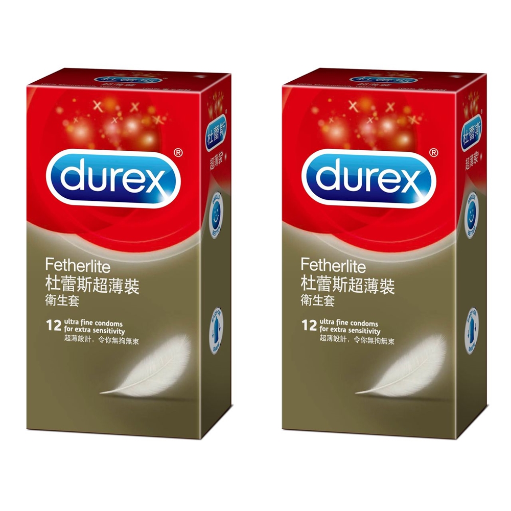 Durex杜蕾斯 超薄裝12入保險套(12入x2盒) product image 1