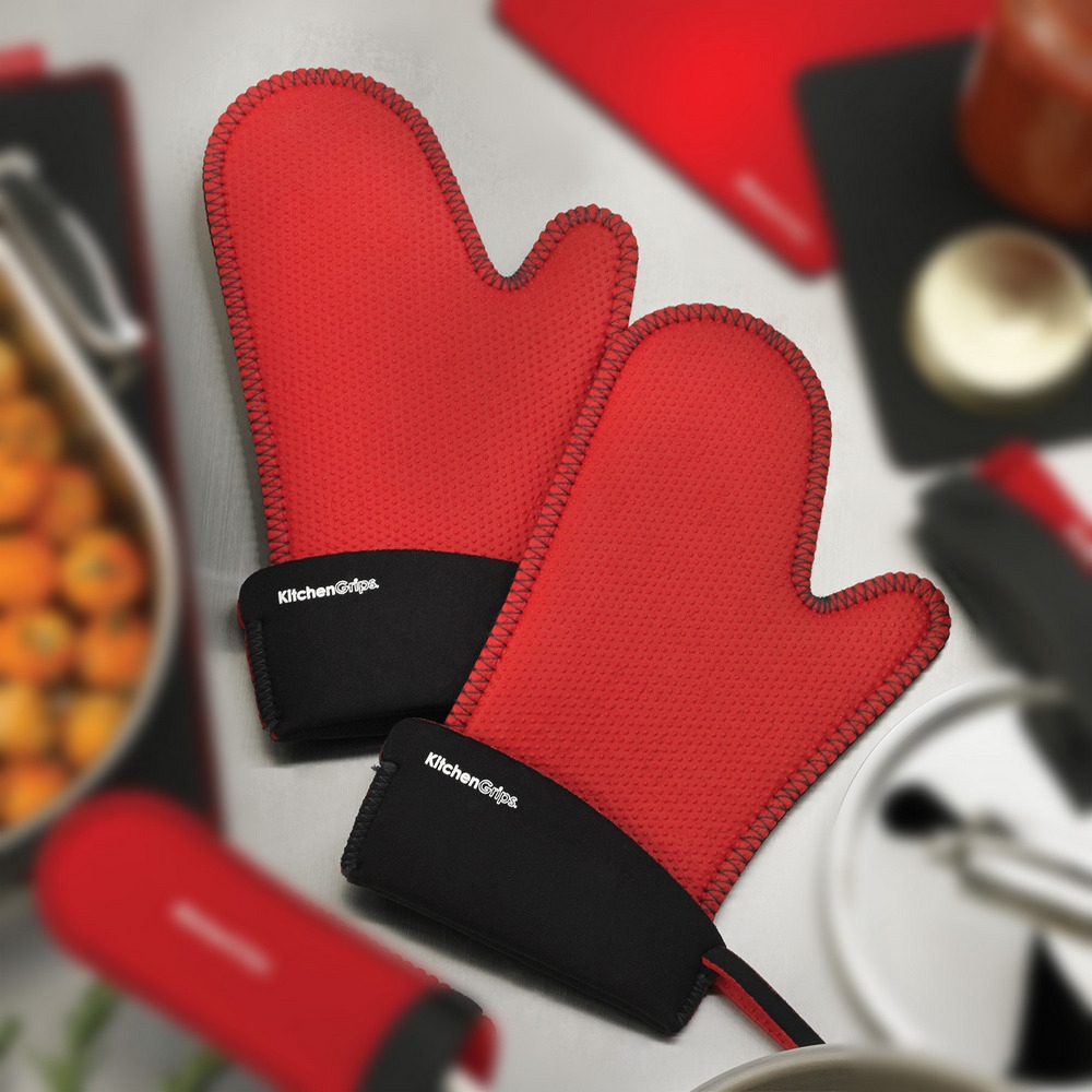 《CUISIPRO》Grips隔熱手套(紅) | 防燙手套 烘焙耐熱手套