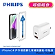 【PHILIPS飛利浦】 IPhone 14 系列戶外增透鋼化玻璃保護貼 +飛利浦20W 2port PD充電器(DLK5602~06+DLP4326C) product thumbnail 14