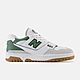 NEW BALANCE NB 休閒鞋 男鞋 女鞋 運動鞋 白綠 BB550ESB-D楦 product thumbnail 1